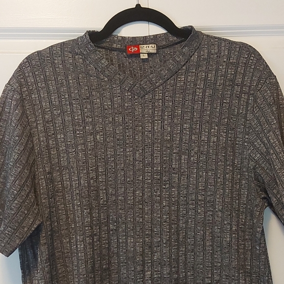 Gray men's dress t shirt - Picture 6 of 8